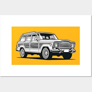 Jeep Wagoneer Posters and Art